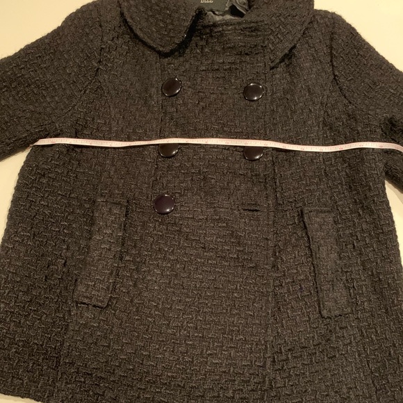 BIZZ coat black sz Large Retro Chic - Picture 5 of 8